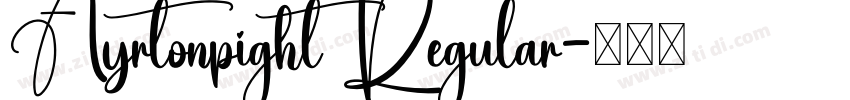 Ayrtonpight Regular字体转换
